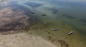Beyşehir Gölü'nde Su Seviyesi Tehlikeli Derecede Düştü