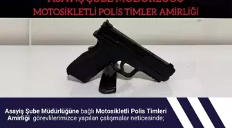 Bingöl'de Ruhsatsız Tabanca Ele Geçirildi
