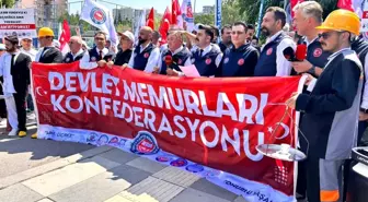 Memurlar Düşük Zam Teklifine Eylemle Tepki Gösterdi