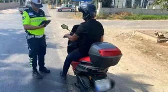 Efeler'de Motosiklet Sürücülerine Bilgilendirme Faaliyeti