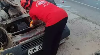Elazığ'da Otomobil Takla Attı: 6 Yaralı
