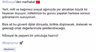 Emine Erdoğan, Yerli Sosyal Medya Platformu NSosyal'e Katıldı