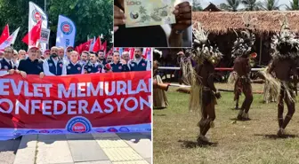 Eylem yapan memurlardan bir garip talep: Teklif edilen zam, Papua Yeni Gine Kinası ile verilsin