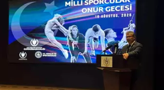 KKTC'de 'Milli Sporcular Onur Gecesi' düzenlendi