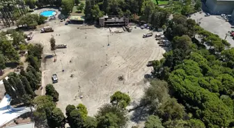 İzmir Kültürpark'taki Lunapark Tahliye Ediliyor