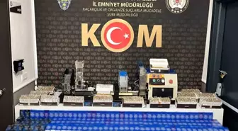 Afyonkarahisar'da Kaçak İçki ve Tütün Operasyonu