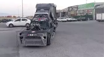 Aksaray'da 8 Tekerlekli Araçla Şok Trafiğe Çıkan Sürücü Yakalandı