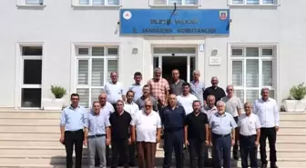 Muhtarlardan Jandarma Komutanı Vanlı'ya Ziyaret