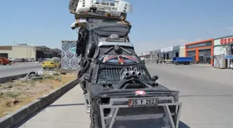 Aksaray'da Modifiye Araç Trafikten Men Edildi