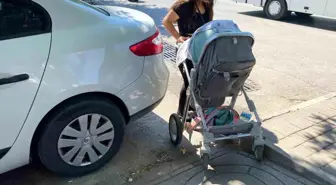 Eskişehir'de Engelli ve Bebek Arabası Geçiş Alanlarının İhlali Tepki Topladı