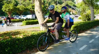 Görme Engelli Okan Öztürk, Tandem Bisikletle Özgürlüğe Döndü