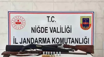 Niğde'de Ruhsatsız Ateşli Silah Operasyonu