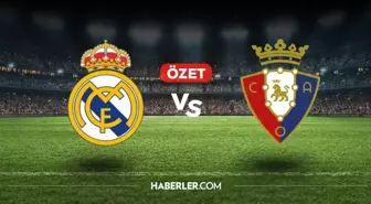 Real Madrid Osasuna maç özeti ve golleri! (VİDEO) Real Madrid Osasuna geniş özeti! Golleri kim attı, maç kaç kaç bitti?
