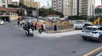 Ümraniye'de Trafik Kazası: Bir Araç Dere Yatağına Düştü