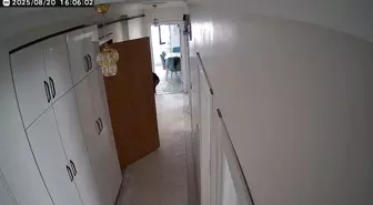 Gebze'de Hırsızlık Girişimi Güvenlik Kamerasında