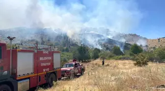 Bingöl'de Köyde Yangın Çıktı, Ormana Sıçradı