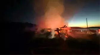 Bolu'da Yayla Evlerinde Yangın: İki Ahşap Ev Küle Döndü