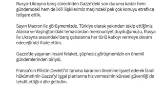 Cumhurbaşkanı'ndan Görüşmeye İlişkin Paylaşım