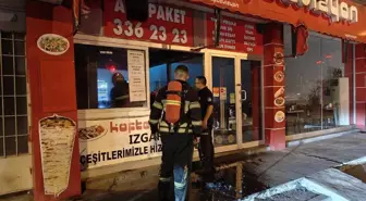 Kayseri'de İş Yerinde Yangın Çıktı
