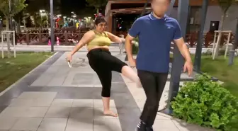 Aksaray'da Çığlıklarla Korku Dolu Anlar: Kadın Hem Yardım İstedi Hem Darp Etti