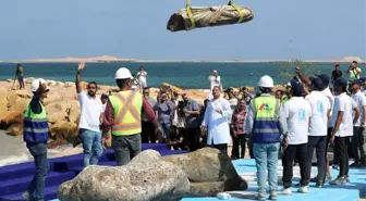 İskenderiye'de Akdeniz'den Üç Tarihi Eser Çıkarıldı