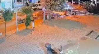 Alkollü Sürücü Park Halindeki Araçlara Çarptı