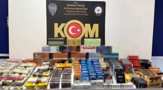 Ayvalık'ta Kaçak Tütün ve Sigara Operasyonu