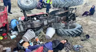 Sındırgı'da Traktör Kazası: 1 Ölü, 4 Yaralı