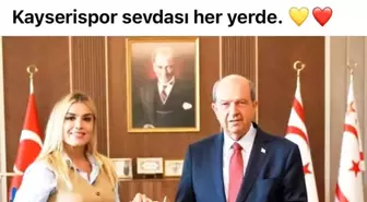 Kayserispor Forması KKTC Cumhurbaşkanı'na Ulaştı