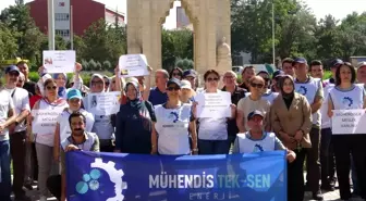Kamu Mühendisleri Zam Talebiyle İş Bıraktı