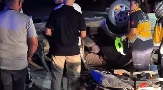 Kaynarca'da Trafik Kazası: Sürücü Takla Attı