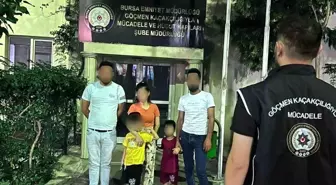 Bursa'da Göçmen Kaçakçılığı Operasyonu: 5 Yabancı Uyruklu Şahıs Yakalandı