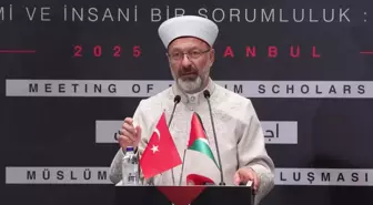 Diyanet İşleri Başkanı Erbaş'tan Gazze İçin Birlik Çağrısı