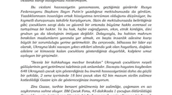 Emine Erdoğan'dan Melania Trump'a Gazze'deki insani krize ilişkin mektup Açıklaması