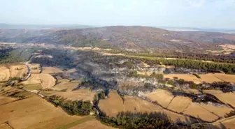 Çanakkale'de Orman Yangınına Müdahale Devam Ediyor