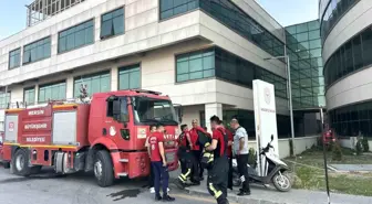 Tarsus Devlet Hastanesi'nde Akü Yangını Riski