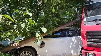 Osmaniye'de Kamyon Park Halindeki Araçla Çarpıştı, Yaralı Yok