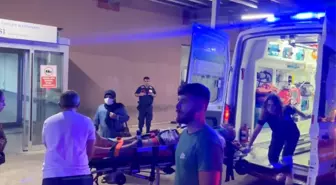 Koyun Sürüsüne Çarpan Motosiklet Sürücüsü Yaralandı