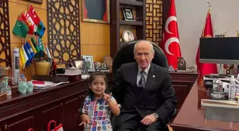 3,5 Yaşındaki Hilal'in Devlet Bahçeli ile Buluşma Hayali Gerçekleşti