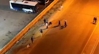 Elazığ'da Dronla Kaydedilen Kavga
