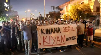 Gaziantep'te Gazze'ye Destek Yürüyüşü