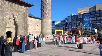 Hekim ve sağlıkçıların Erzurum'daki 93 haftalık sessiz yürüyüşü sürüyor