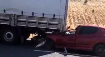 Kars'ta Trafik Kazası: 1 Yaralı