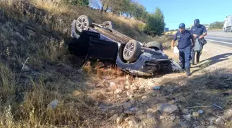 Adıyaman'da Otomobil Takla Attı: 1 Yaralı