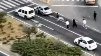Nevşehir'de Düğün Konvoyunda Yol Verme Kavgası