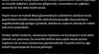 İletişim Başkanı Duran'dan İsrail'in Gazze Saldırılarına Tepki
