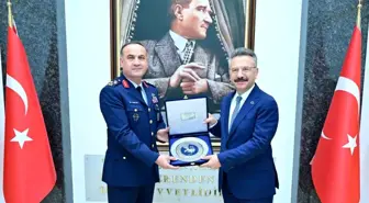 Hava Korgeneral Rafet Dalkıran'dan Vali Hüseyin Aksoy'a Ziyaret