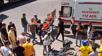 Iğdır'da Tırın Çarptığı Motosiklet Sürücüsü Yaralandı