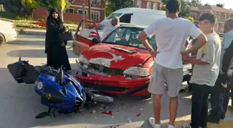 Malatya'da Trafik Kazası: Motosiklet Sürücüsü Yaralandı