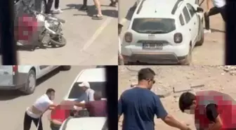 Kahramanmaraş'ta Motokuryeye Saldırı Anı Kamerada
